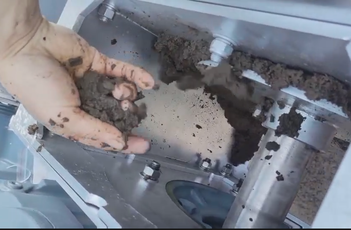 疊螺機出泥狀態 疊螺機出泥狀態